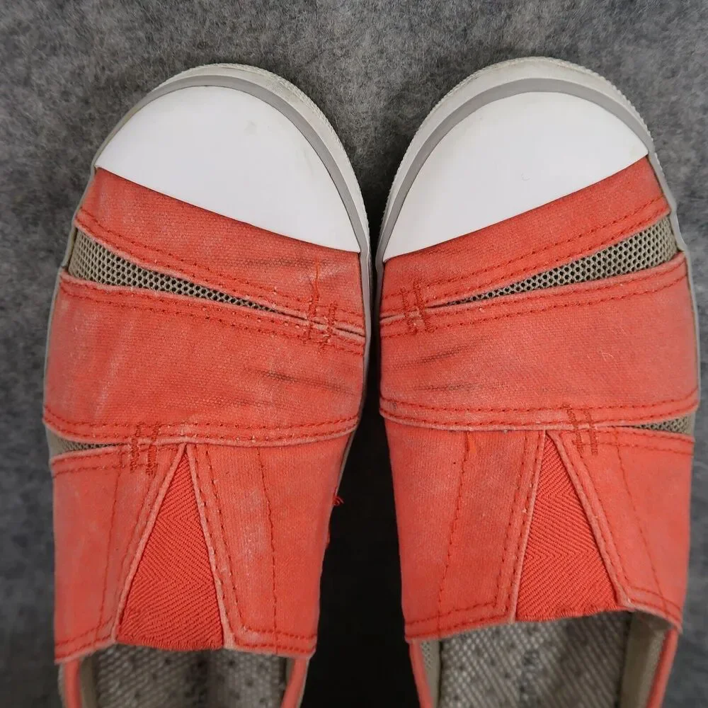Columbia Shoes Womens 8 Flats Slip On Vulc N Vent Casual Sneaker Canvas Mesh